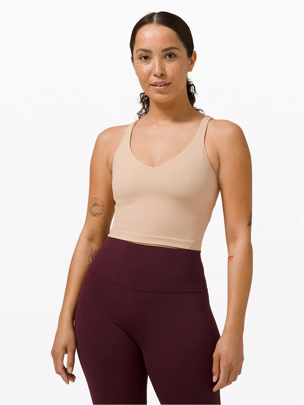 Lululemon align tank top in cafe au lait size 6